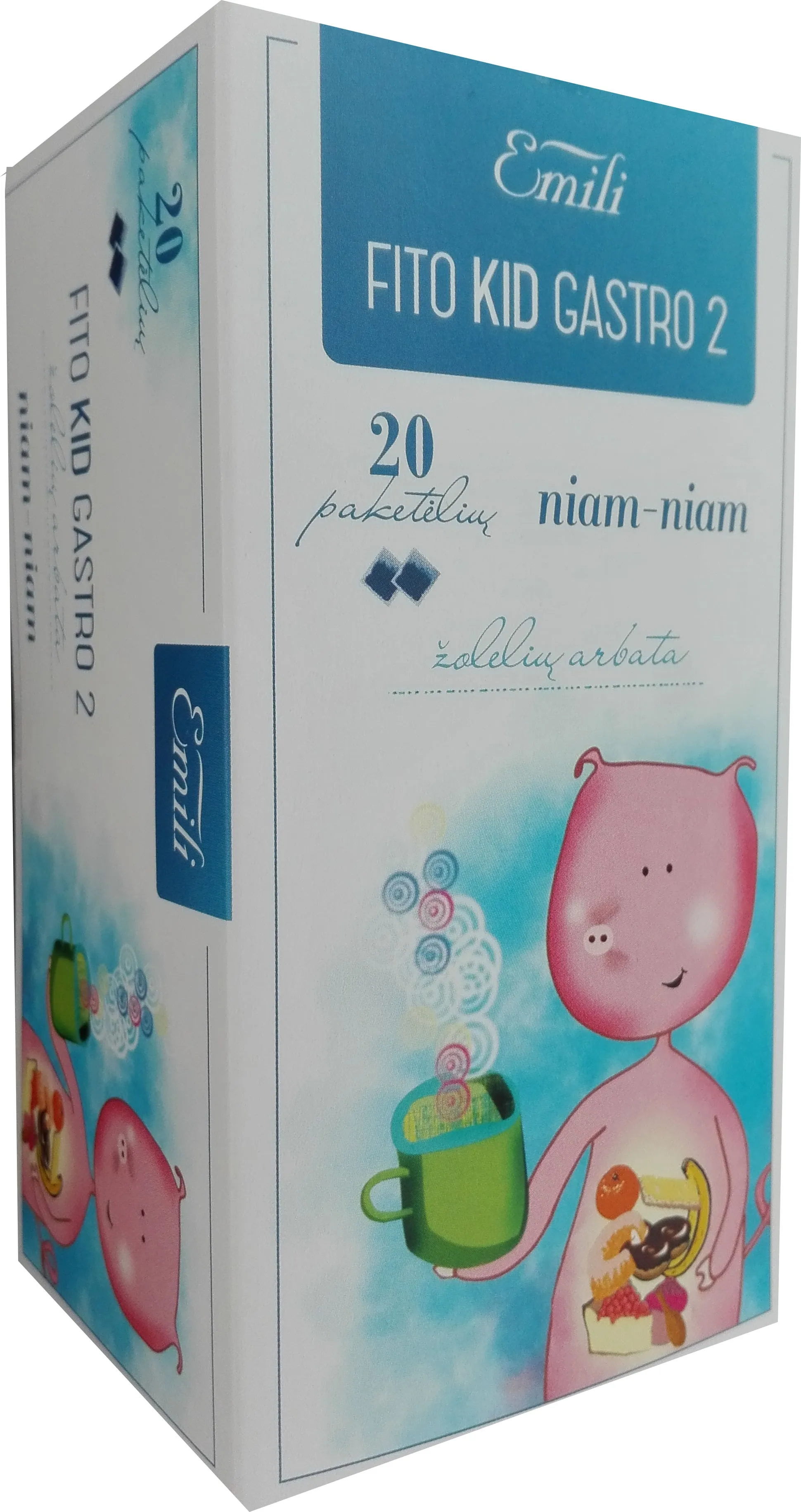 EMILI  arbata FITO KID GASTRO 2, 1.5g x N20 -  