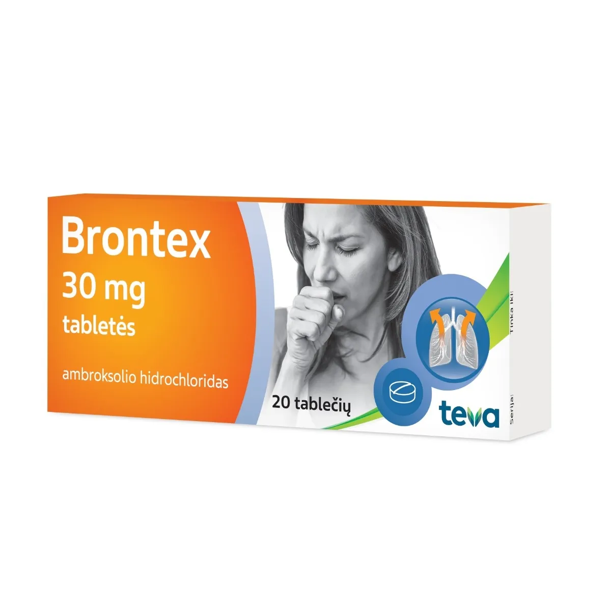 Brontex 30mg tab. N20 -  1