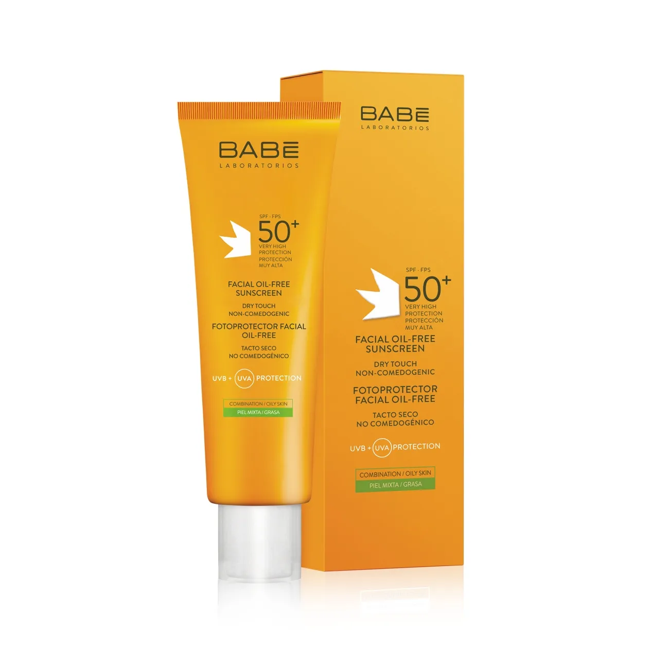 BABE bealiejis apsauginis kremas riebiai veido odai SUN SPF50+, 50ml -  