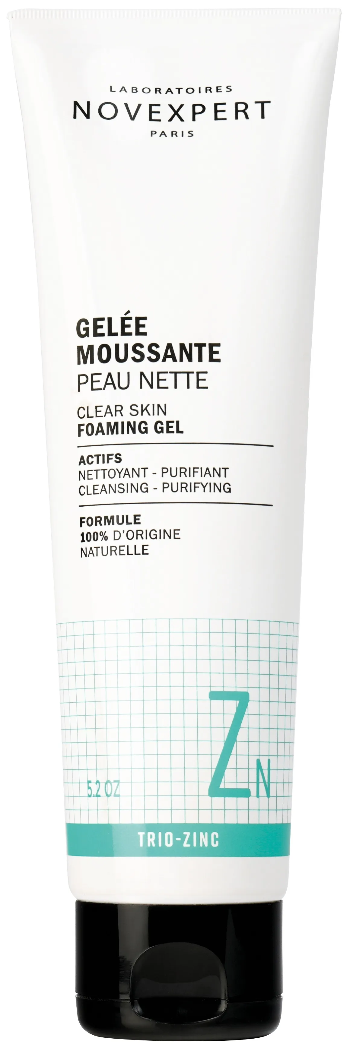 NOVEXPERT putojantis veido prausiklis su Trio-Zinc kompleksu, 150 ml -  