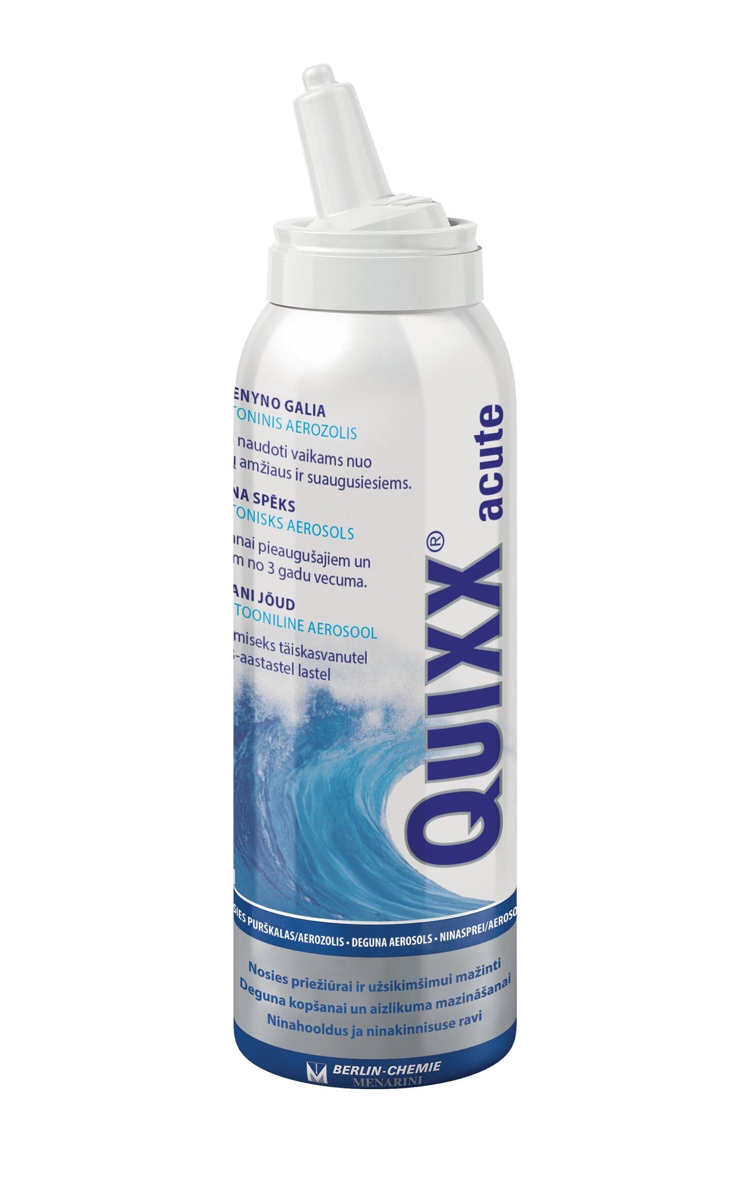 QUIXX® hipertoninis jūros vandens nosies purškalas ACUTE, 100ml -  2