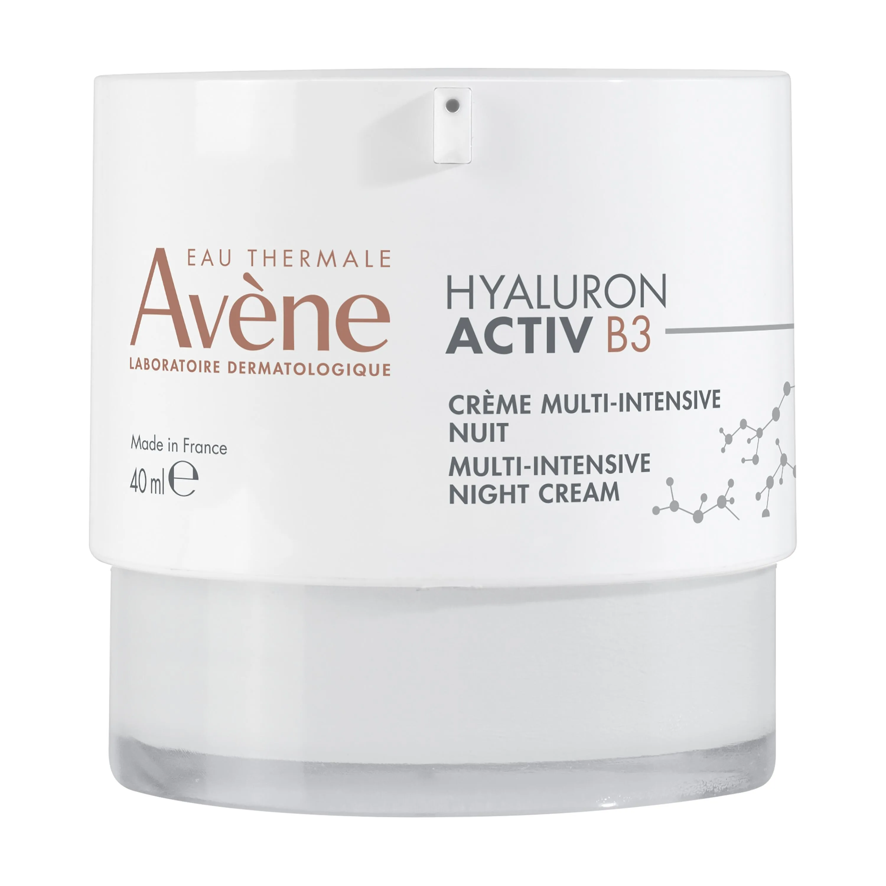 EAU THERMALE AVENE HYALURON ACTIVE B3 naktinis veido kremas -  