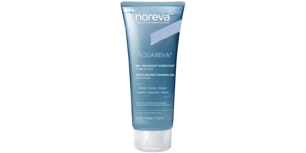 NOREVA drėkinantis putojantis gelinis prausiklis AQUAREVA, 200ml -  