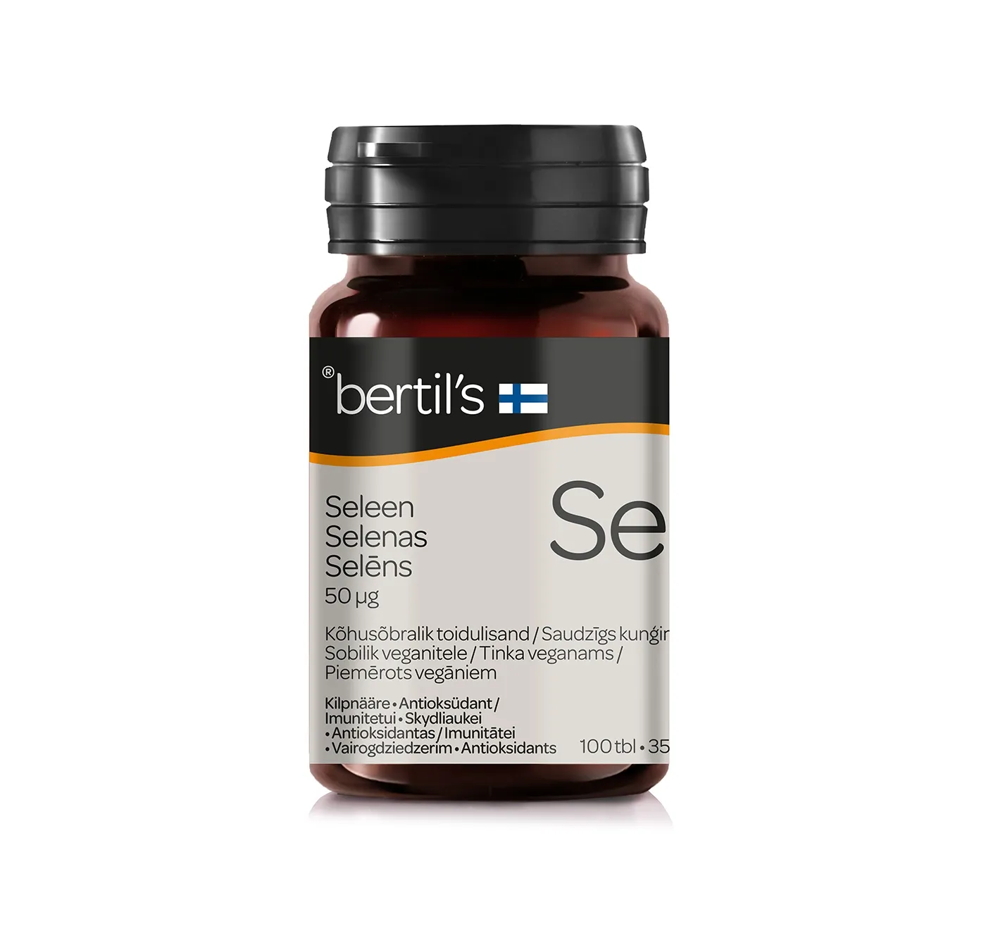BERTIL'S Selenas 50μg SE, 100 tablečių -  2
