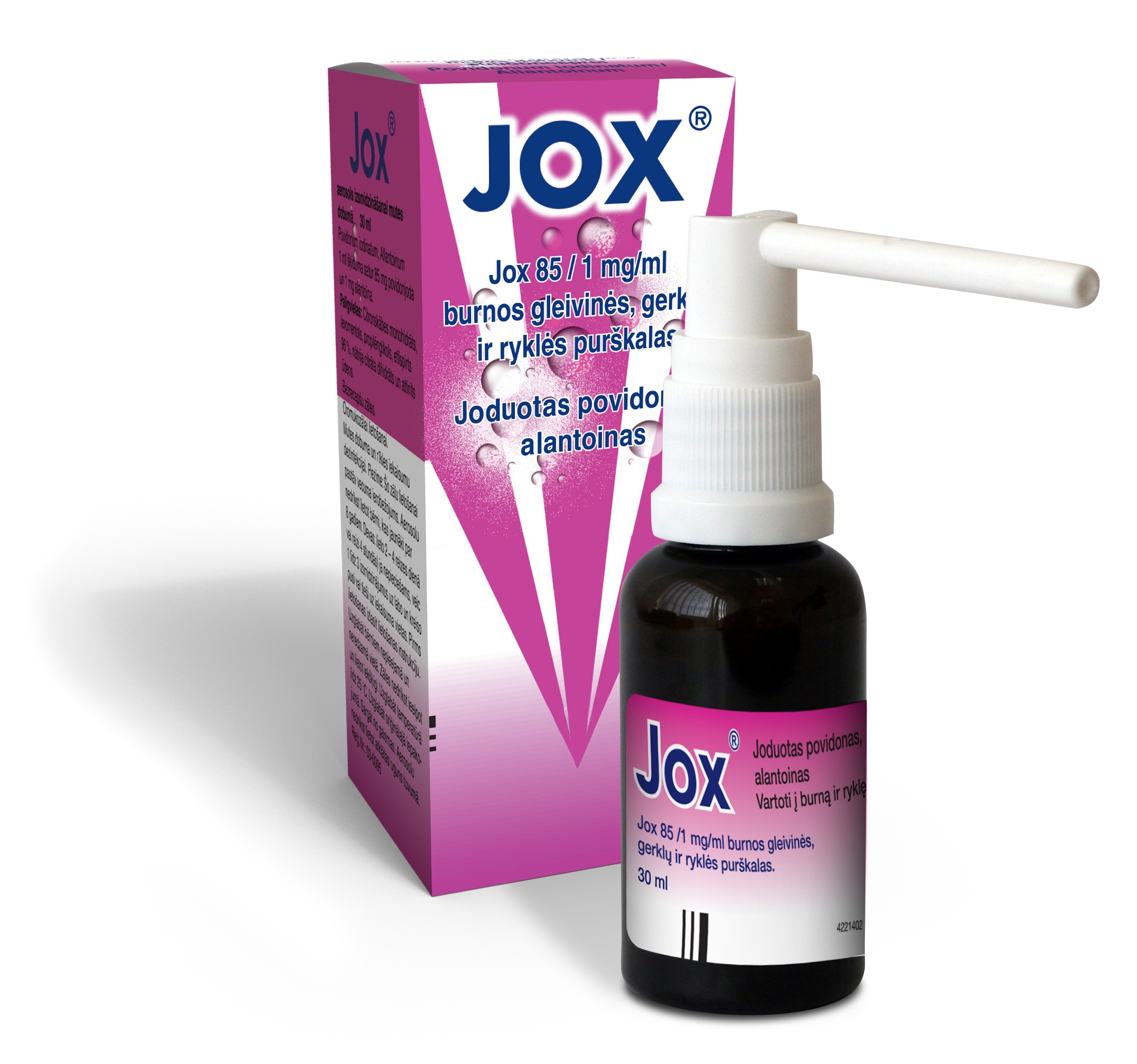 Jox burnos gleivinės, gerklų ir ryklės purškalas 30ml -  