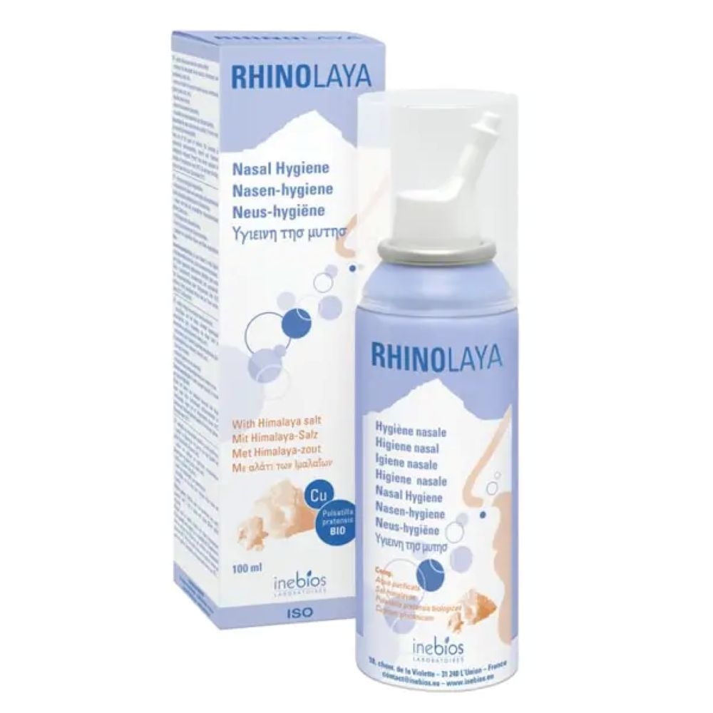 RHINOLAYA nosies purškalas su Himalajų druska, 100ml -  