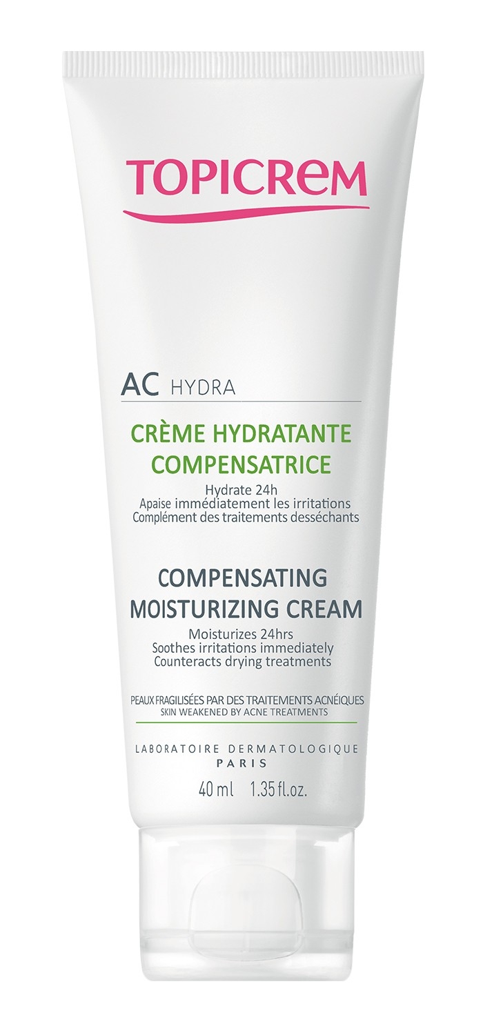 TOPICREM drėkinamasis kompensuojamasis kremas AC COMPENSATING, 40ml -  
