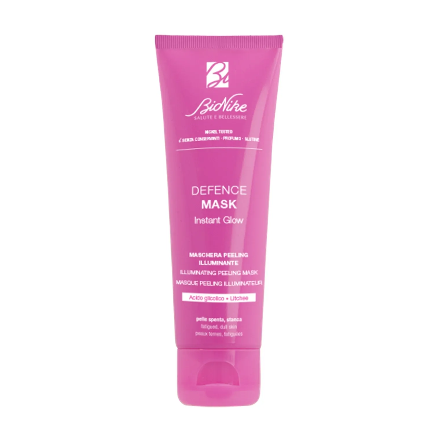 BIONIKE skaistinanti rūgštinė veido kaukė DEFENCE INSTANT GLOW, 75ml -  