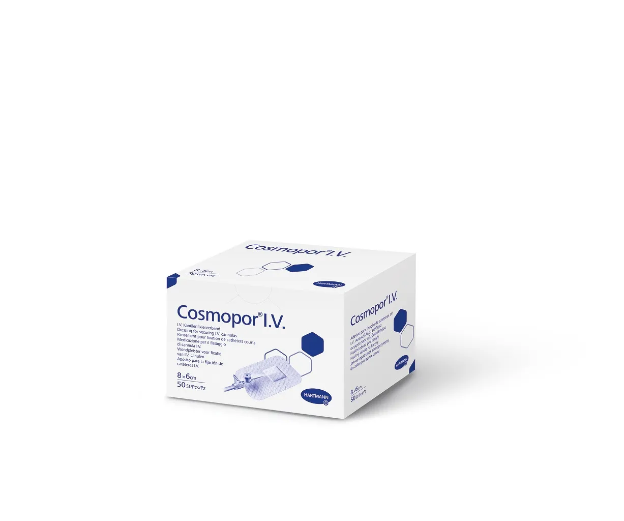 COSMOPOR I.V sterilus pleistras 8 x 6cm, 50 vnt. -  