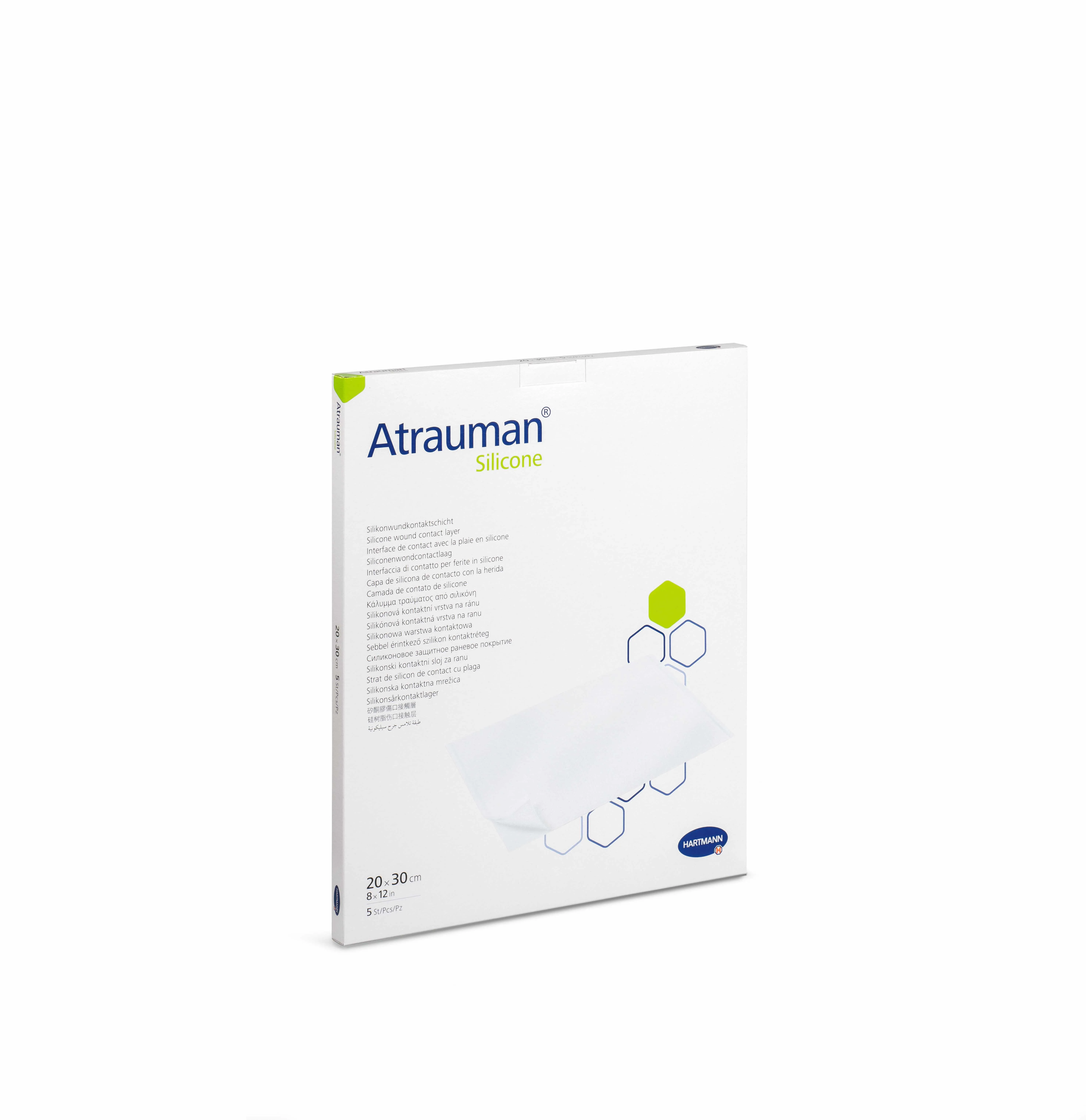 ATRAUMAN Silicone tinklelinis tvarstis, 20 x 30cm, 5 vnt. -  