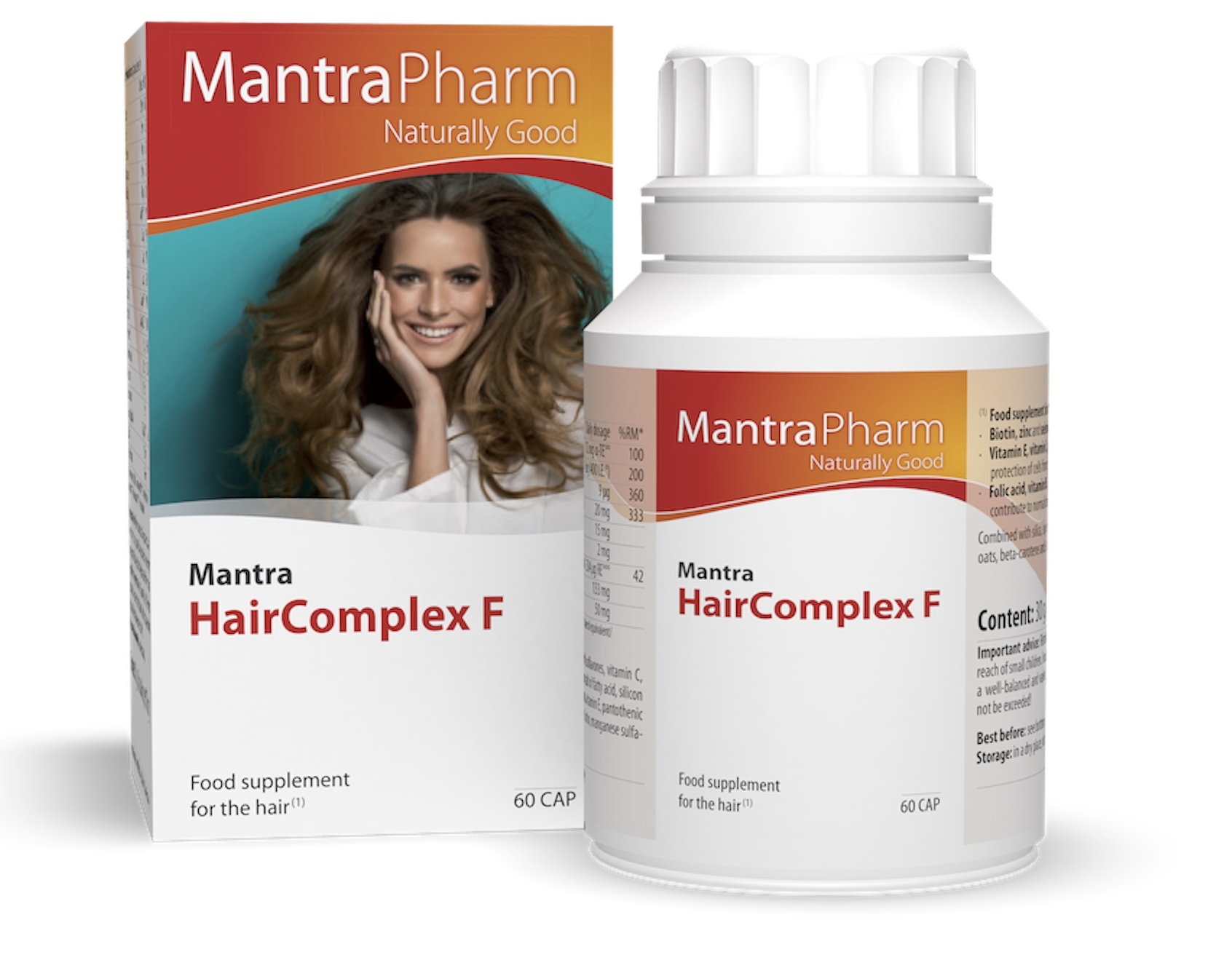 MANTRA KOMPLEKSAS PLAUKAMS, 60 KAPS. -  