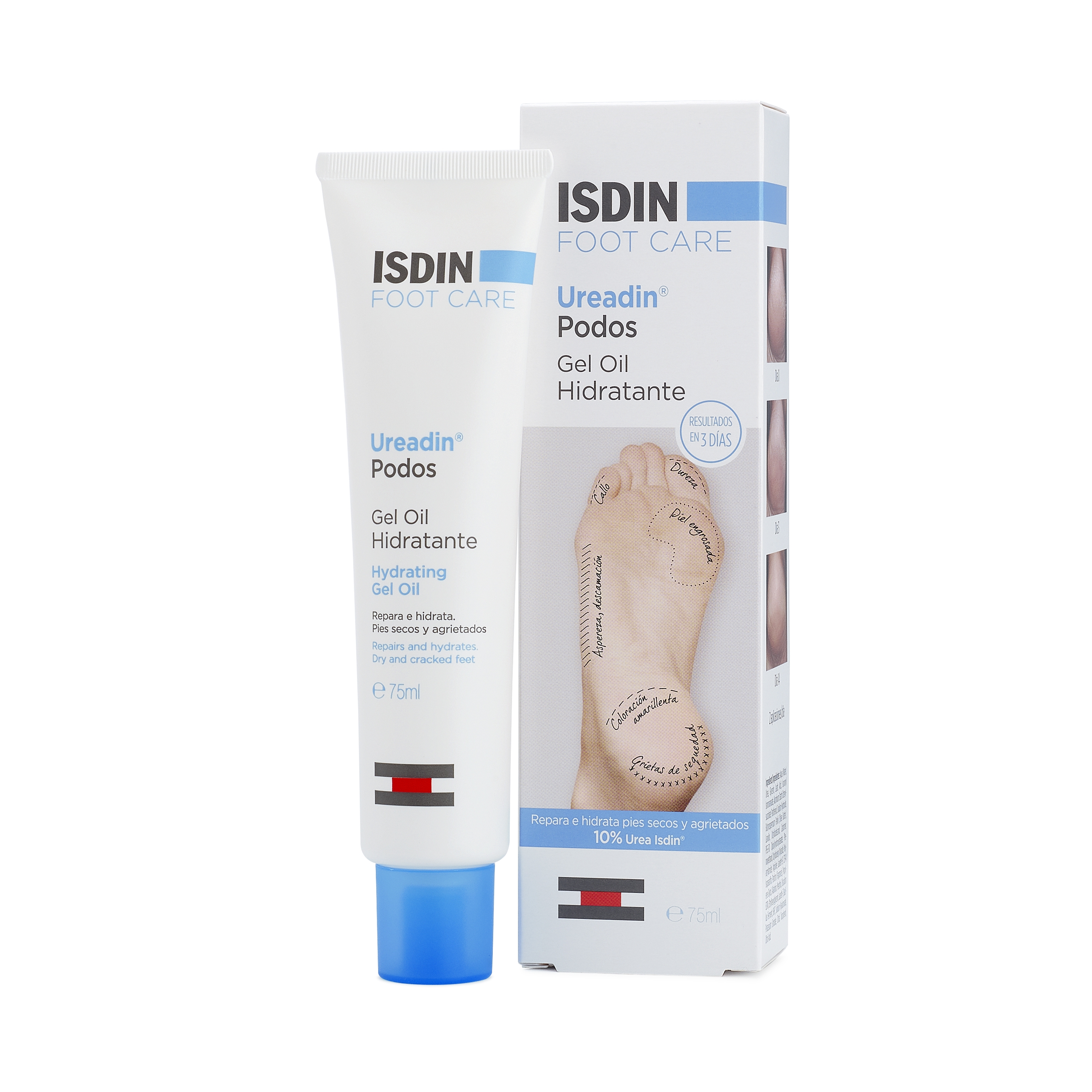 ISDIN aliejinis pėdų gelis UREADIN, 75ml -  