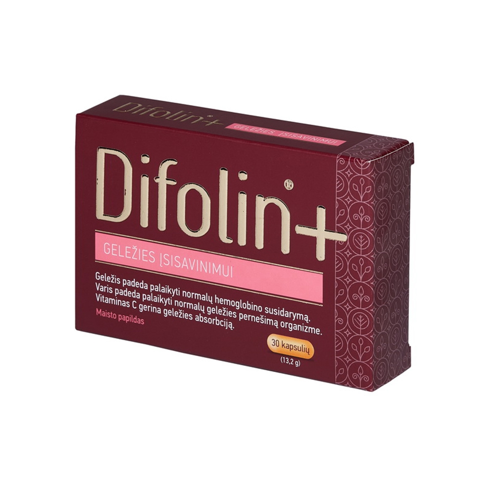 DIFOLIN+, 30 kapsulių -  