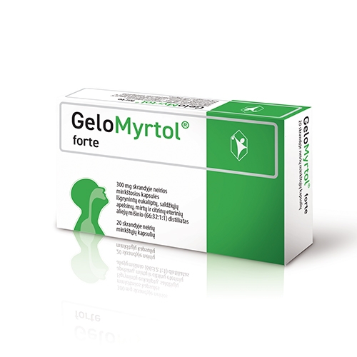 Gelomyrtol forte 300mg skrandyje neirios kapsulės N20 -  