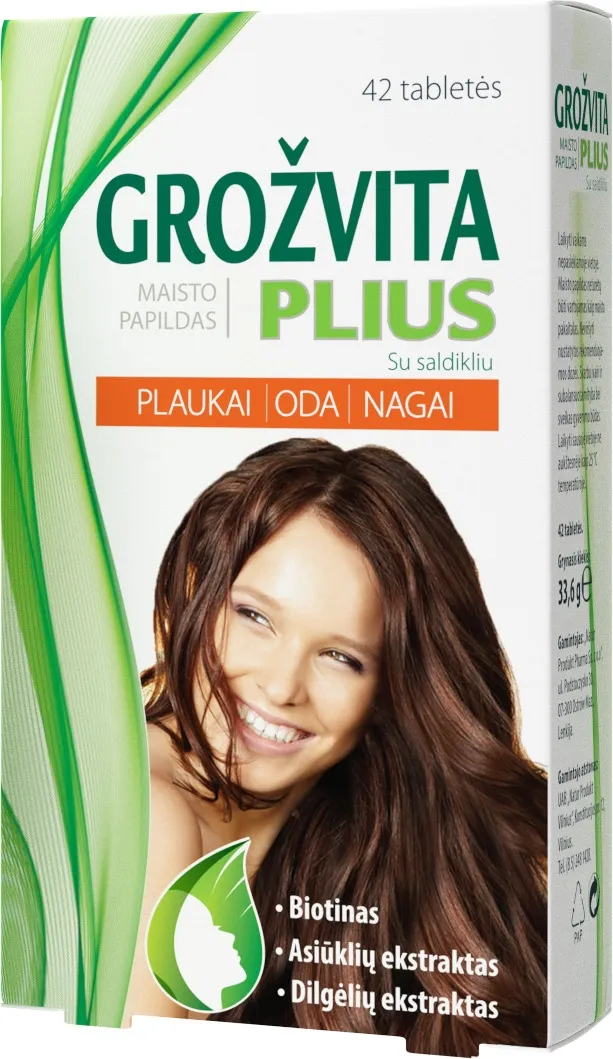 Grožvita plius tabletės N42 -  