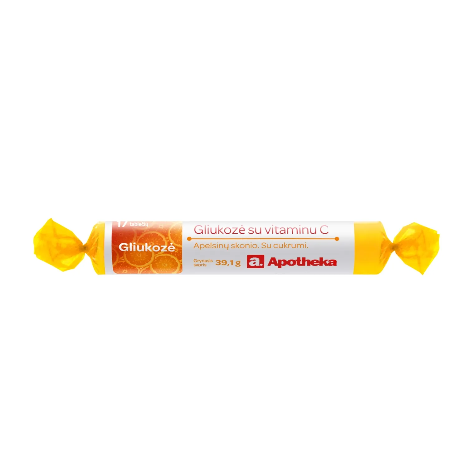 APOTHEKA Gliukozė su vitaminu C, N17 -  