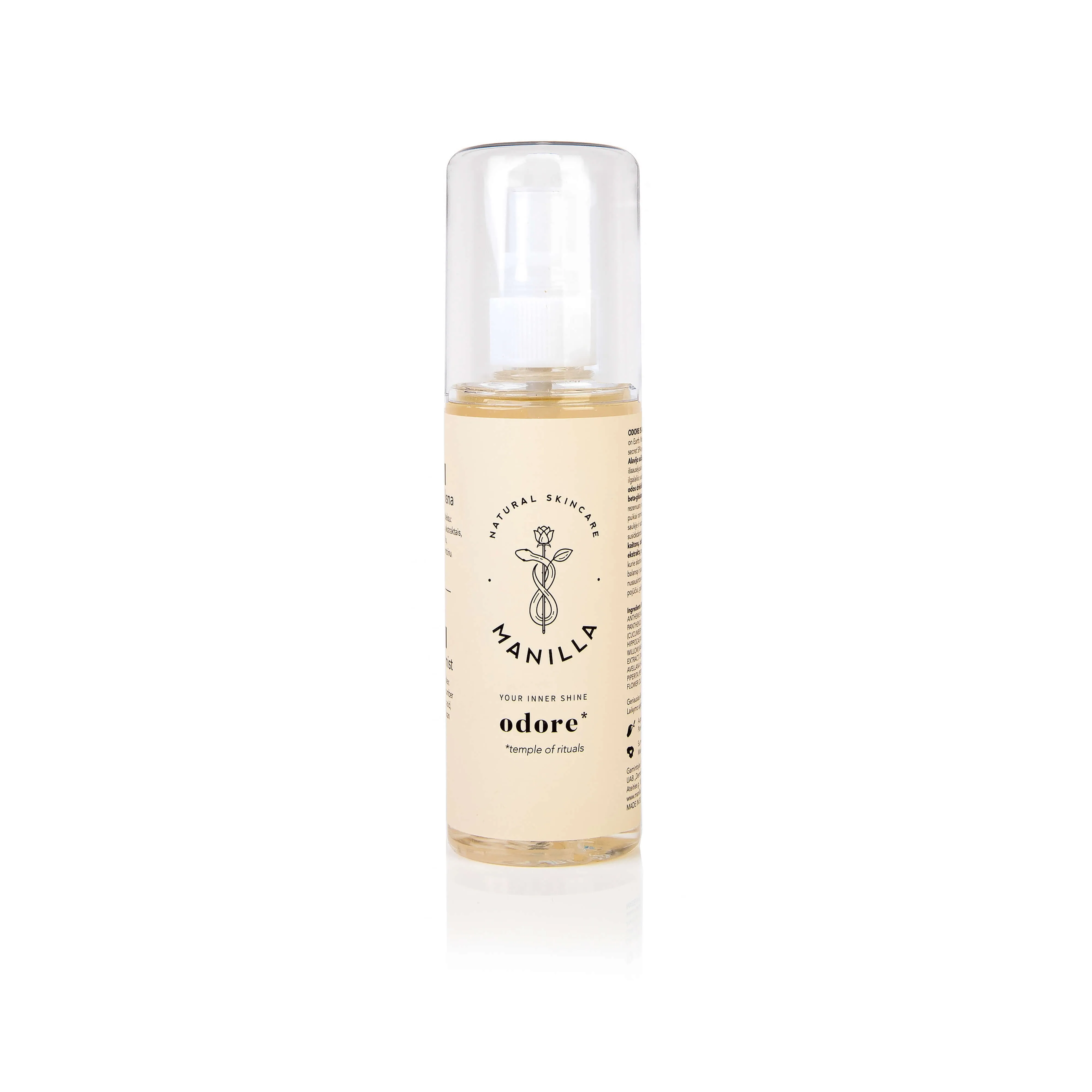 MANILLA vėsinanti alavijo dulksna ODORE, 125ml -  