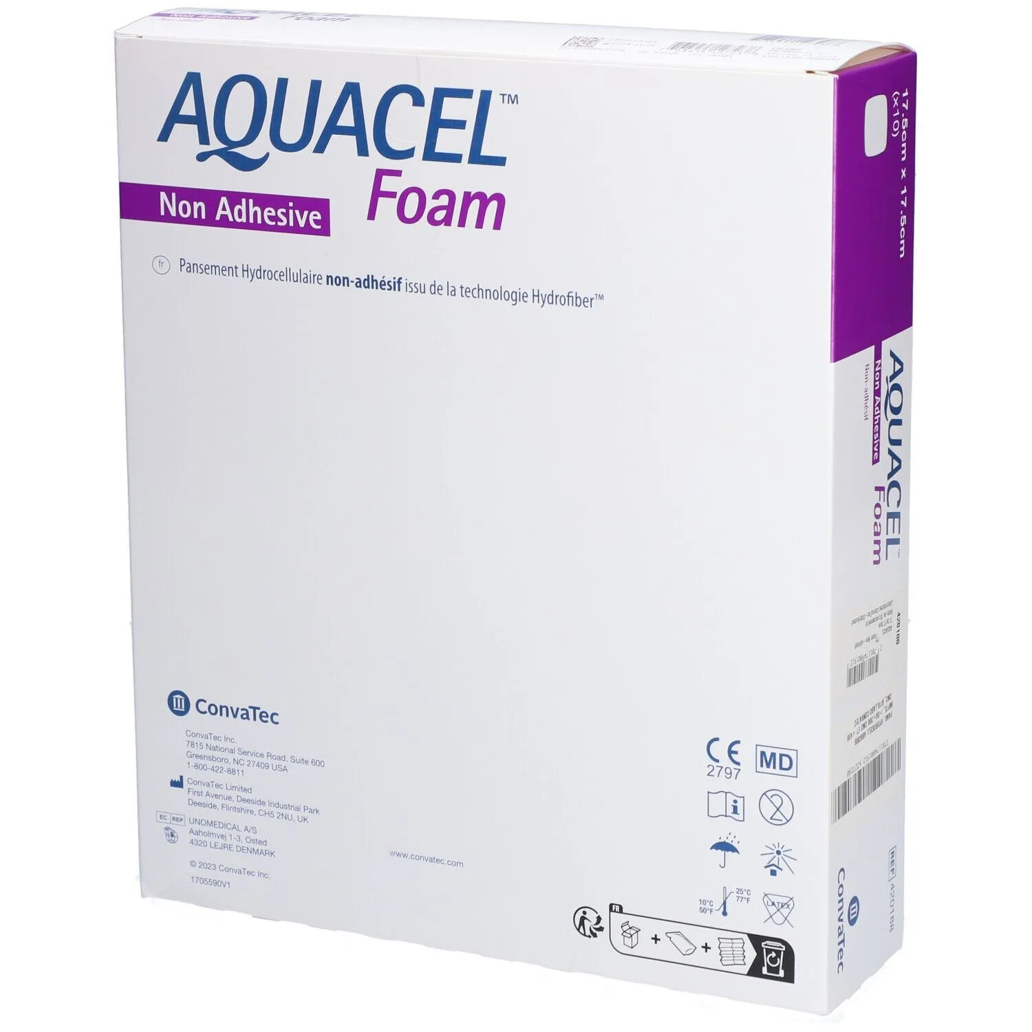 Aquacel Foam 17,5x17,5 N10 -  