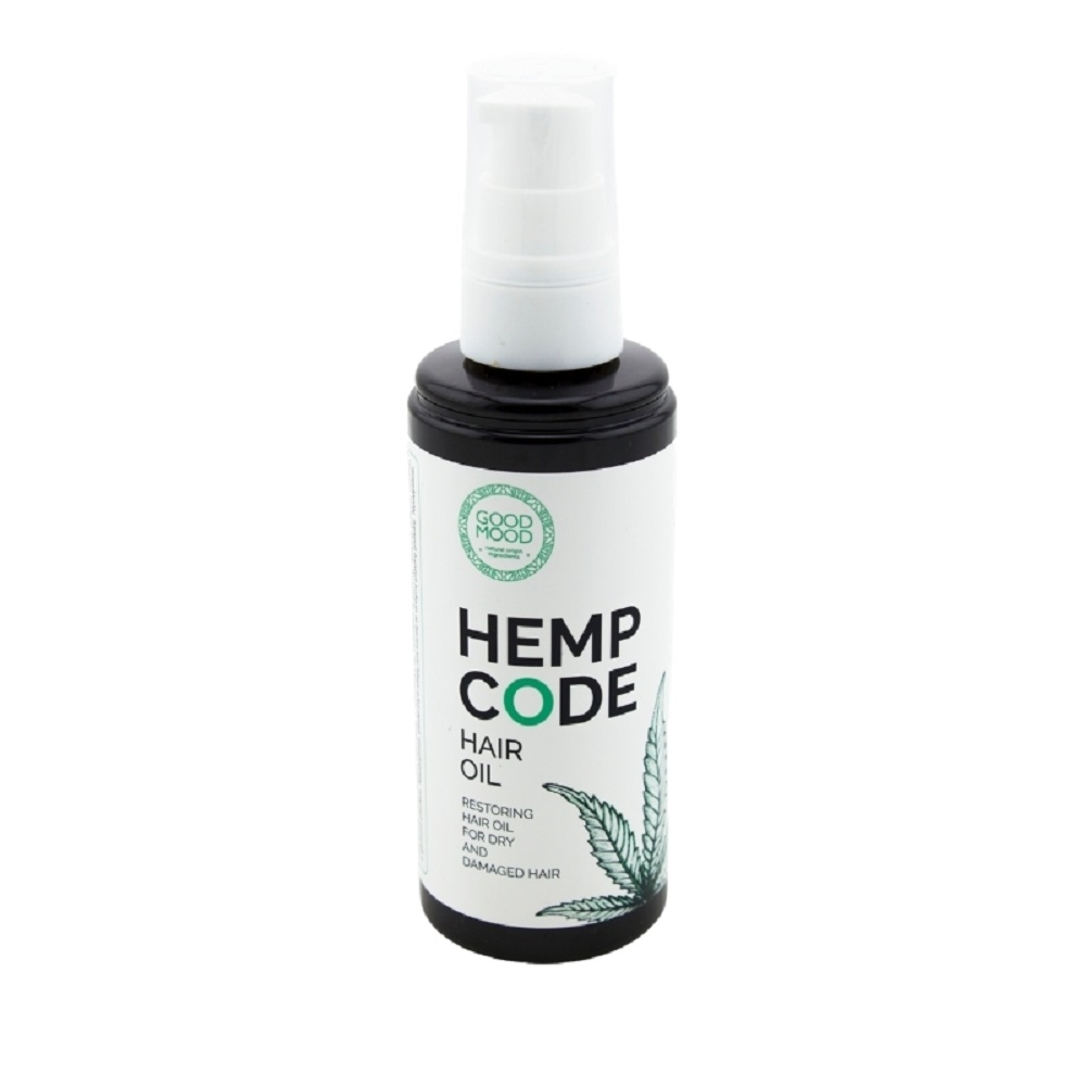 GOOD MOOD kanapių aliejus sausiems plaukams HEMP CODE, 100ml -  
