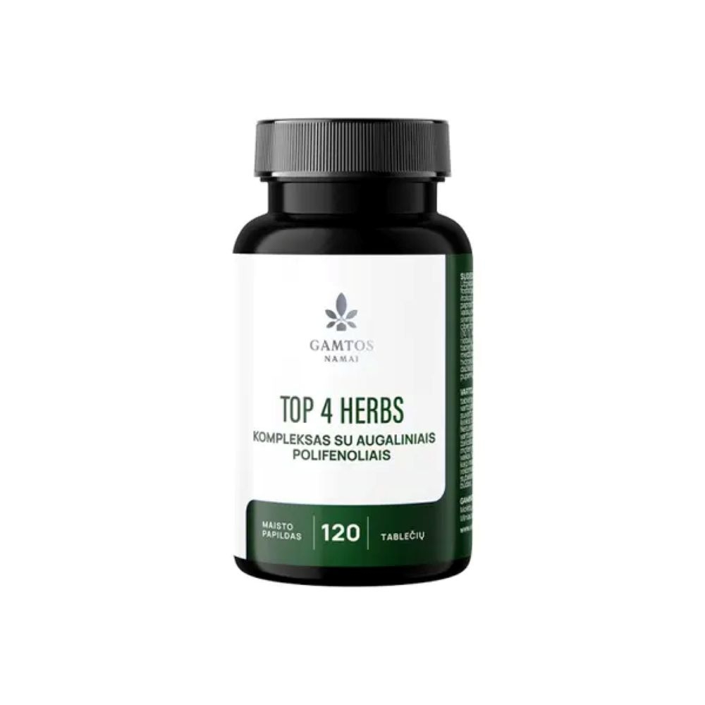 TOP 4 HERBS tabletės, N120 -  