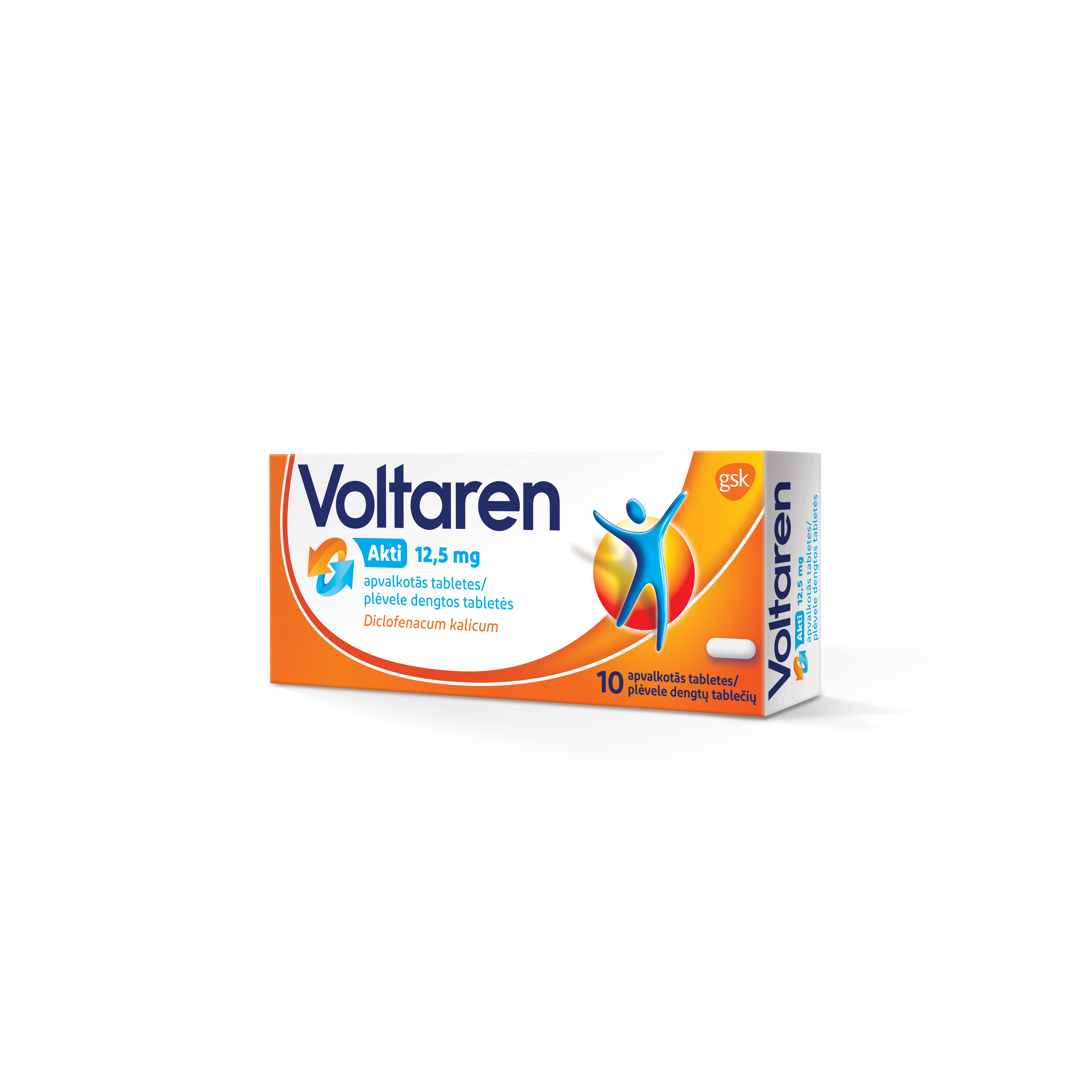 Voltaren Akti 12.5mg plėvele dengtos tabletės N10 -  