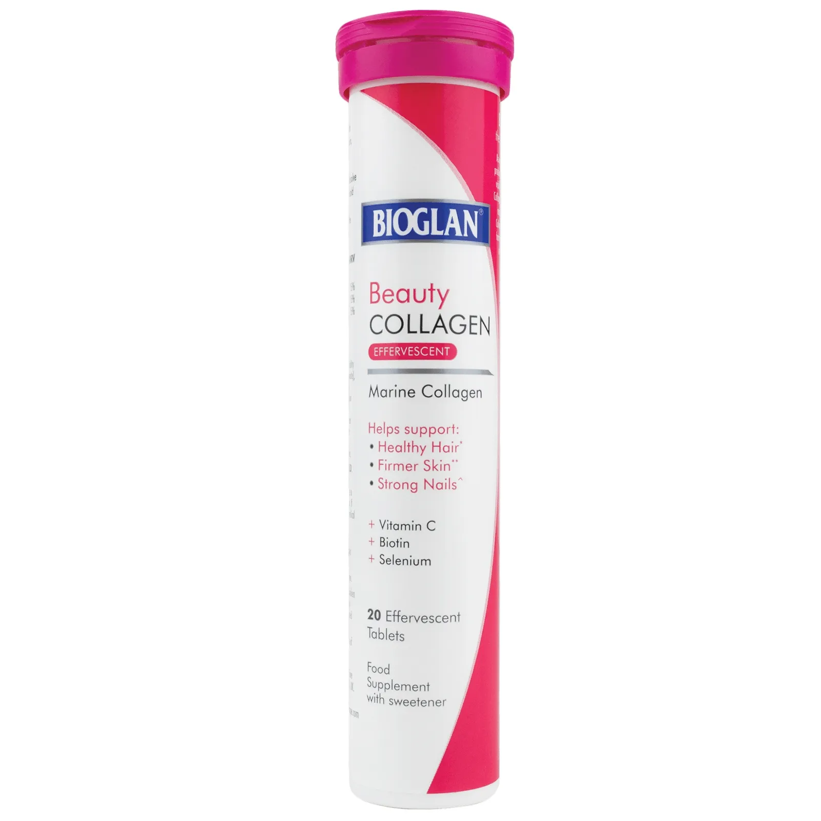BIOGLAN šnypščiosios tabletės BEAUTY COLLAGEN EFFERVESCENT, N20 -  