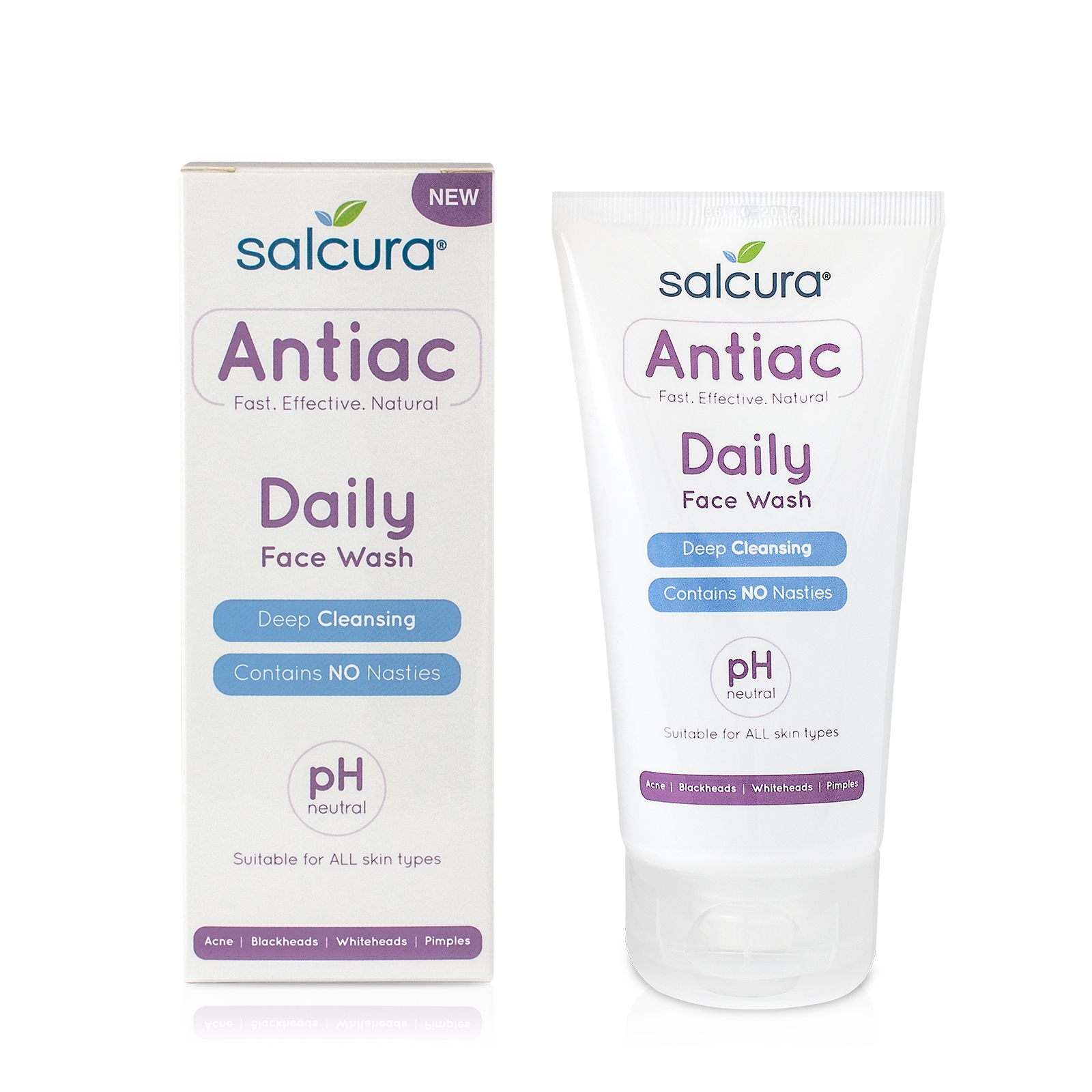 SALCURA prausiklis mišriai, riebiai odaI  ANTIAC DAILY, 150ml -  