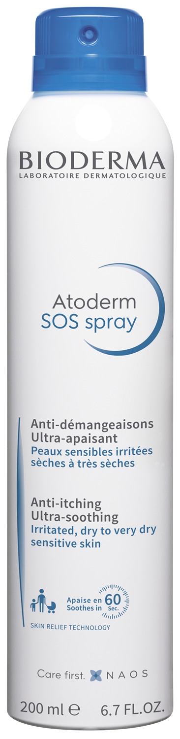 BIODERMA purškalas niežtinčiai odai ATODERM SOS SPRAY, 200ml -  