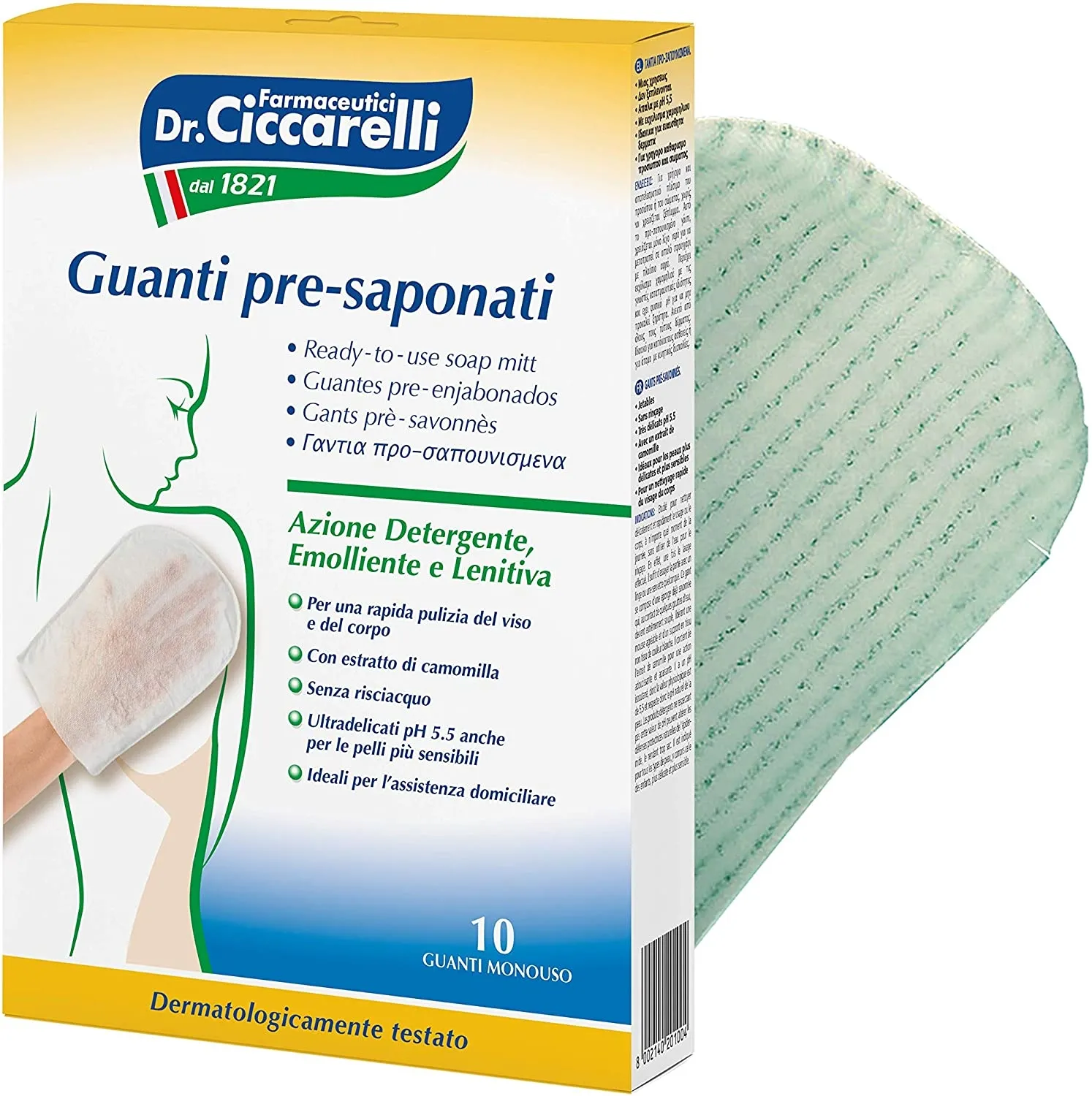 Ciccarelli BodyCare valomosios pirštin.su muilu, 10vnt. -  