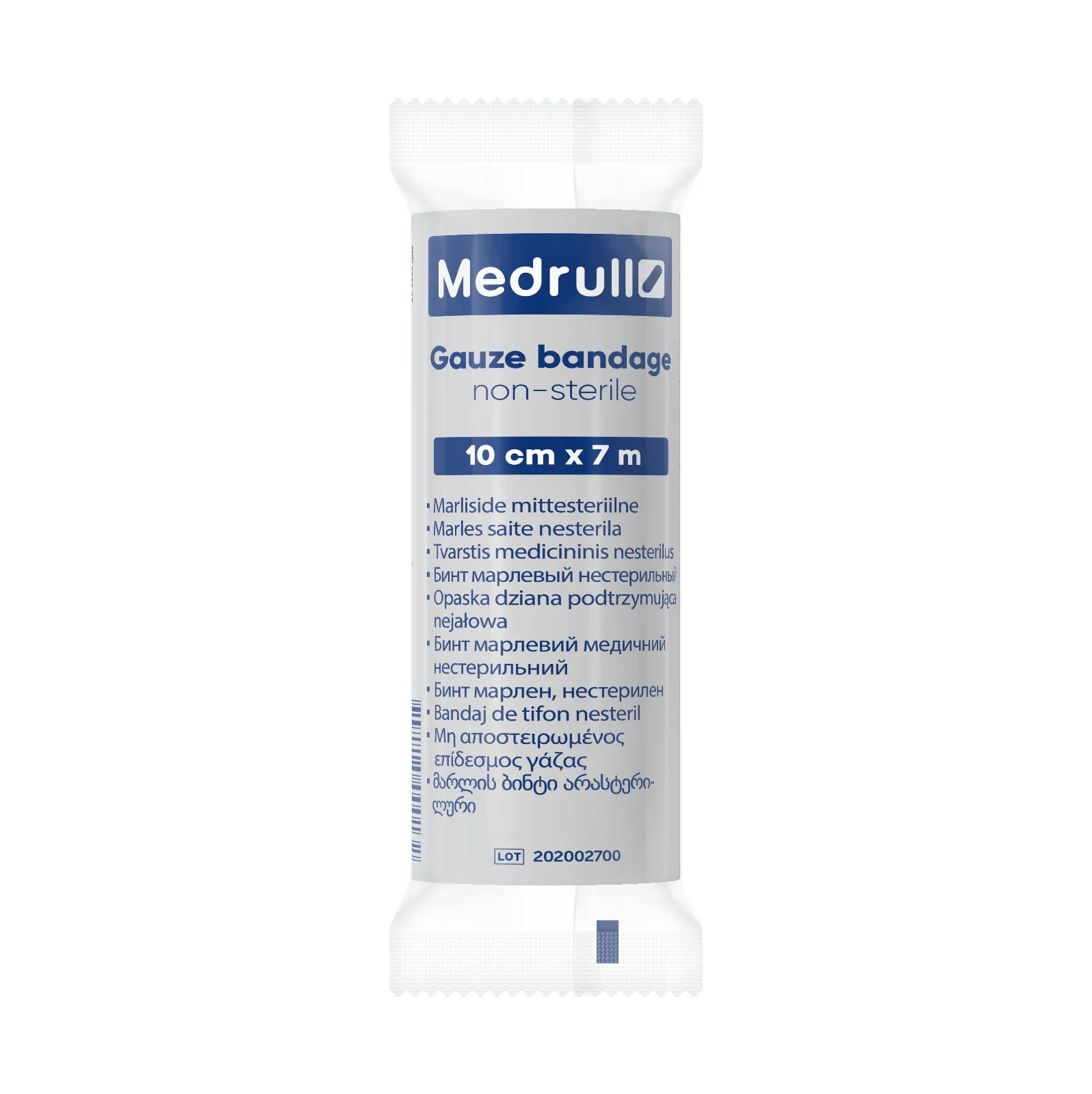 MEDRULL nesterilus tvarstis 7m x 10 cm -  