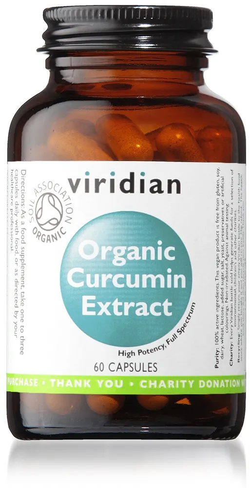 VIRIDIAN ORGANIC CURCUMIN EXTRACT, N60 -  