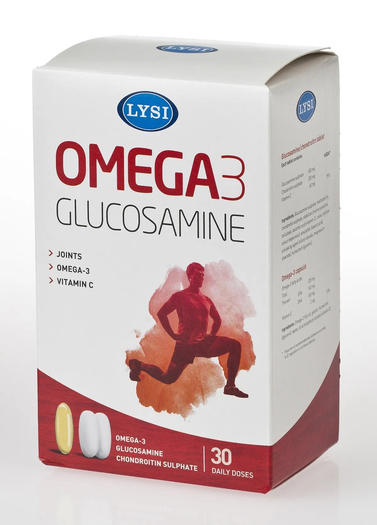 Lysi Omega-3/Glucosamine/Chondroitine N30/60 -  
