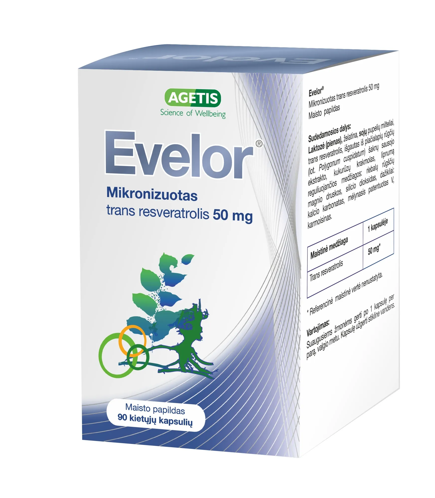 Evelor 50mg caps. N90 -  