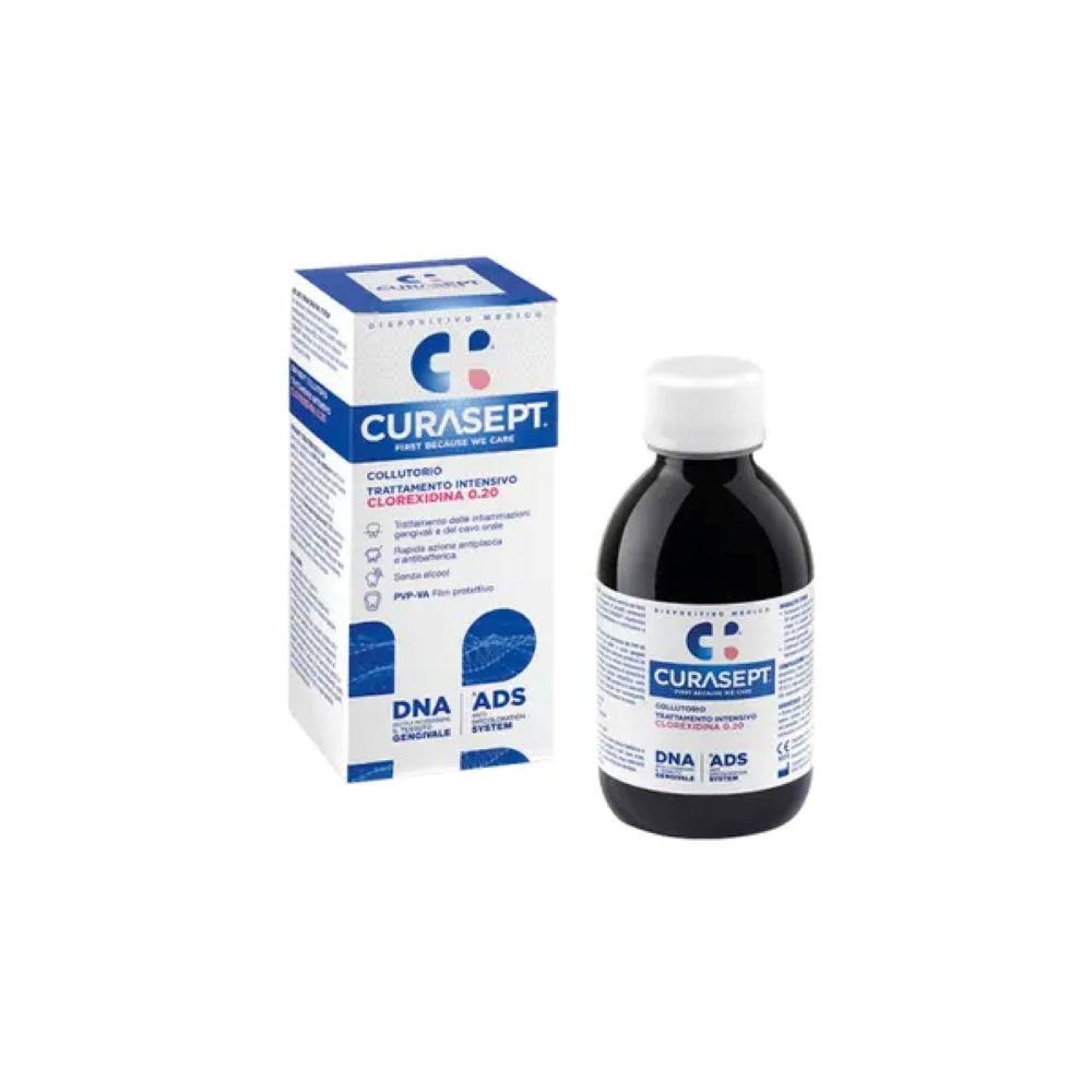 CURASEPT antibakterinis skalavimo skystis su 0,20 % CHX ADS 020, 200ml -  