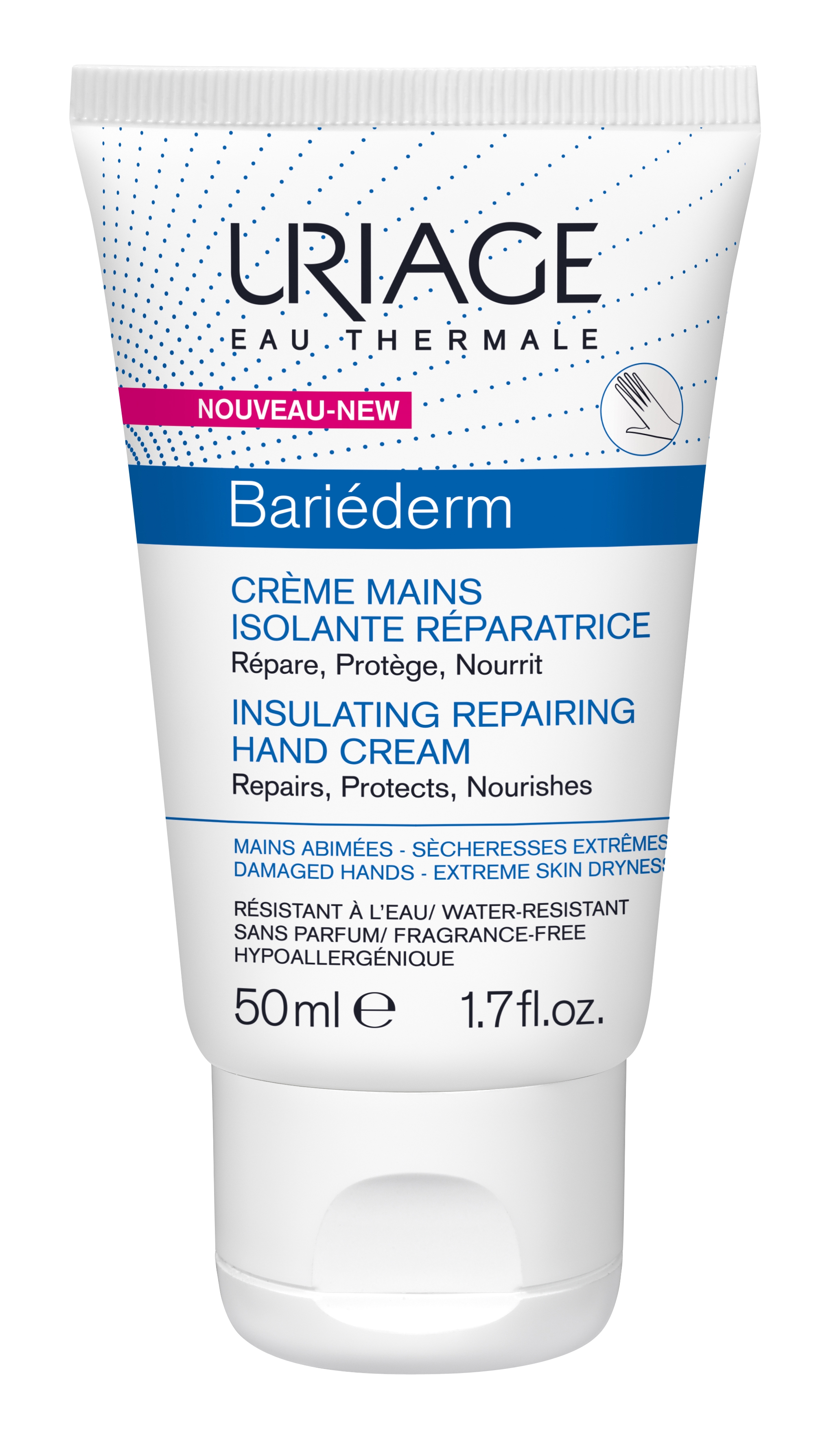 URIAGE rankų kremas BARIEDERM, 50ml -  