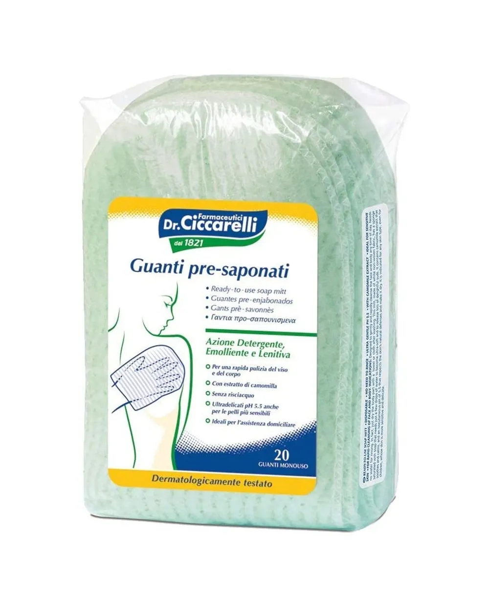 CICCARELLI valomosios pirštinės su muilu BODY CARE, N20 -  