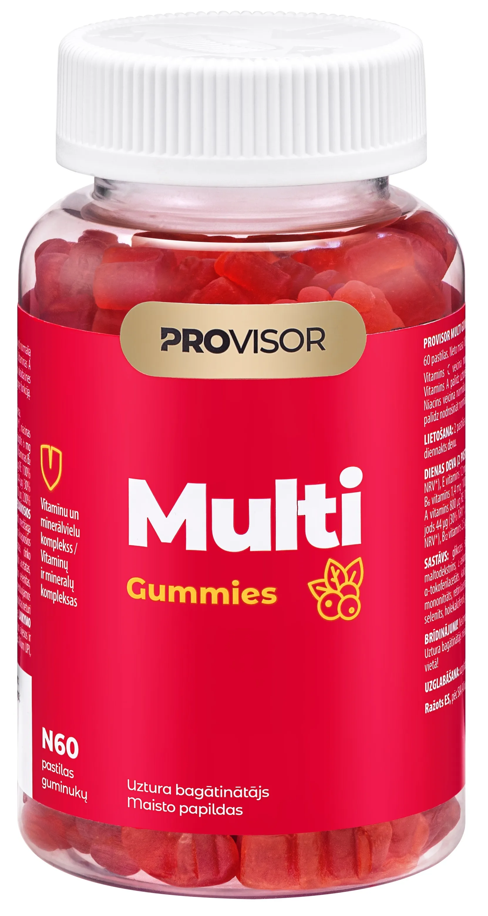 PROVISOR MULTI guminukai, miško uogų sk., N60 -  