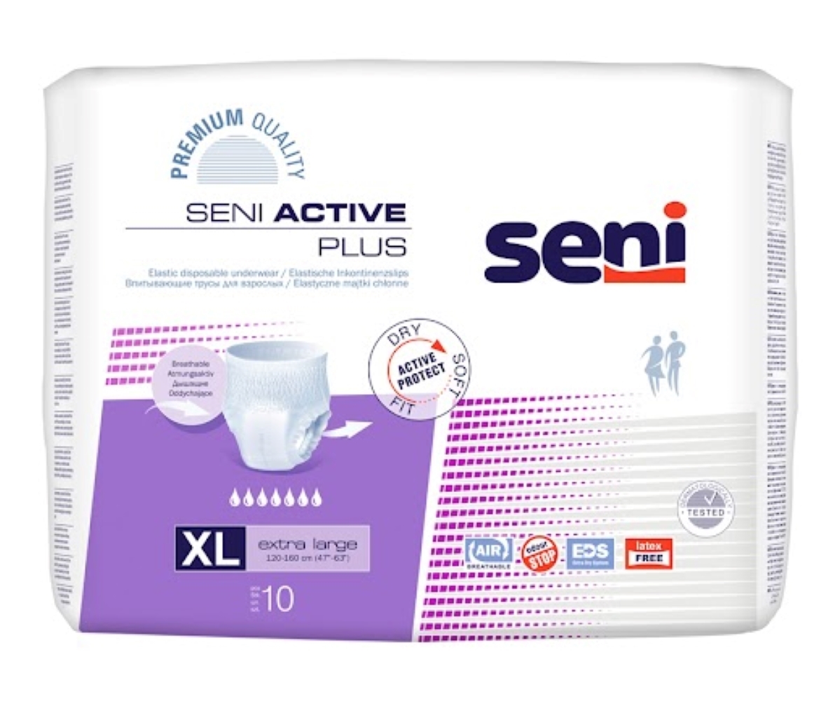 SENI Active Plus XL (premium) sausk.-keln. N10 -  