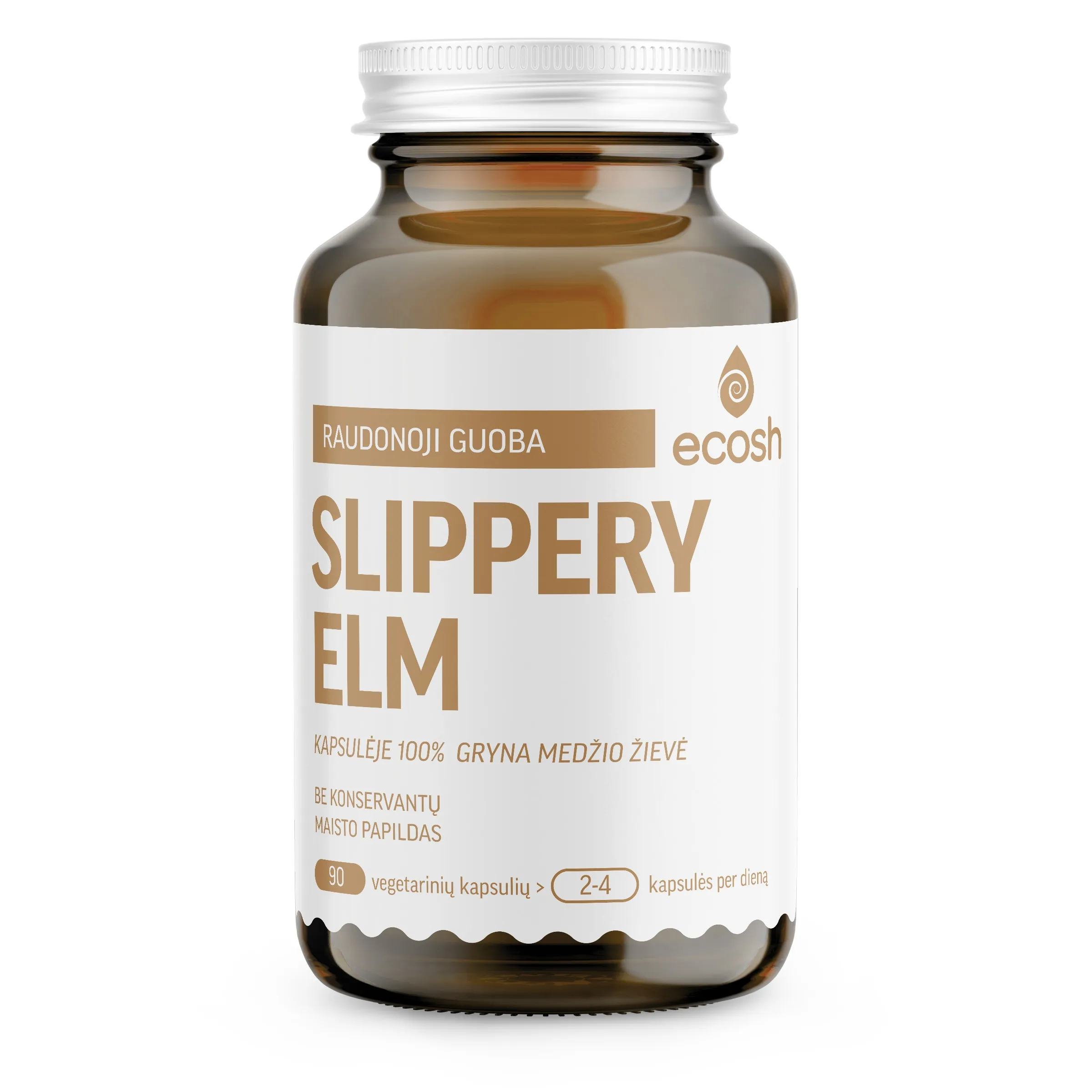 ECOSH Slippery elm, 90 kapsulių -  