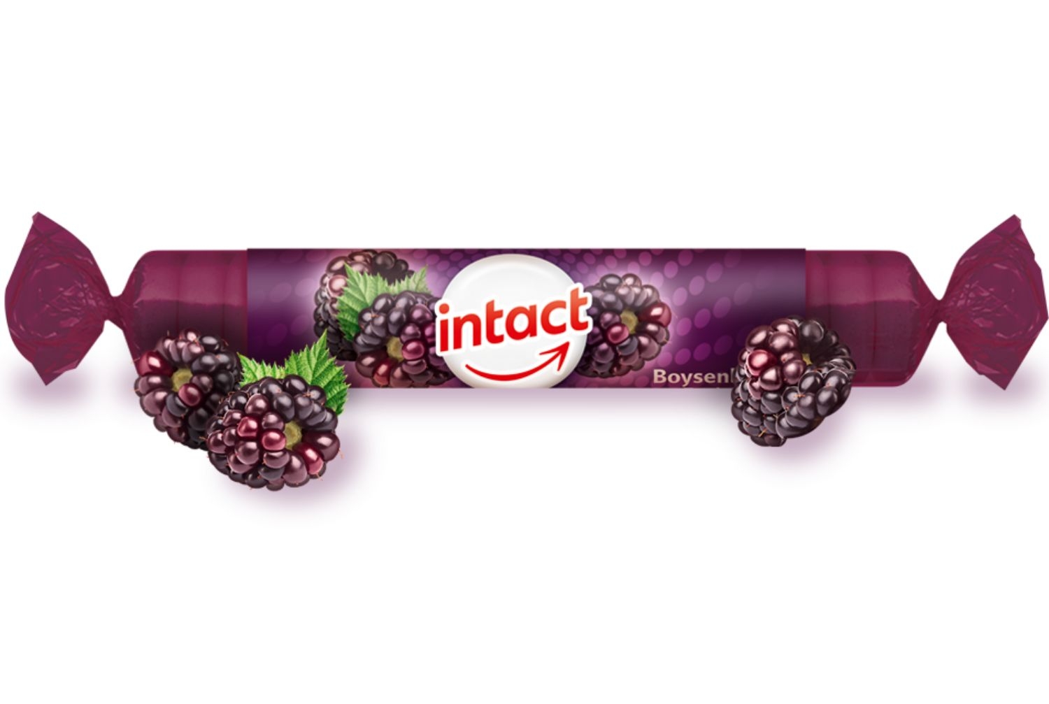 INTACT, gliukozės tabletės, gervuogių skonio, 40 g -  