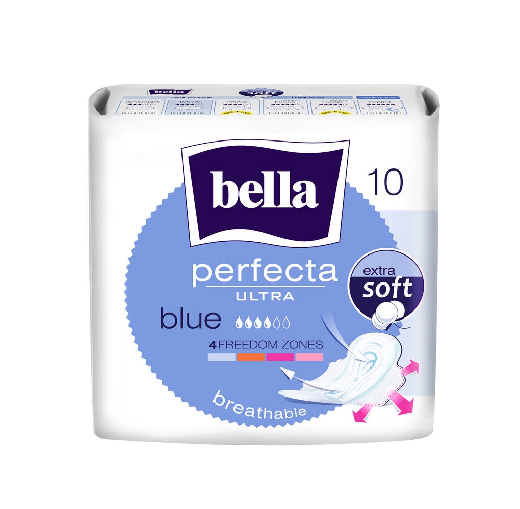 BELLA Perfecta Ultra Blue hig.pak., 10vnt. -  