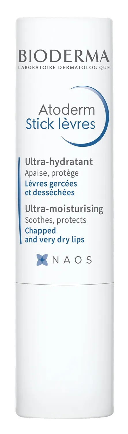 BIODERMA drėkinamasis lūpų pieštukas ATODERM STICK LEVRES, 4g -  