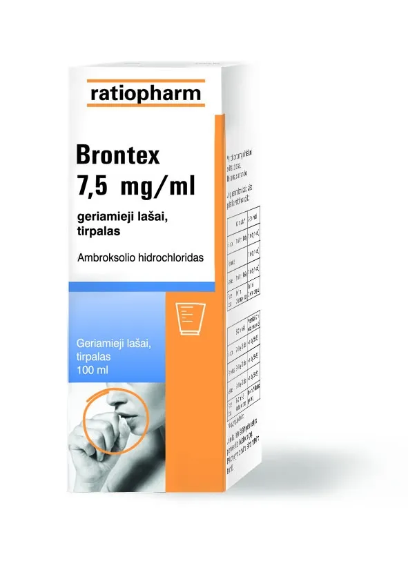 Brontex 7,5mg/ml lašai 100ml N1 -  2