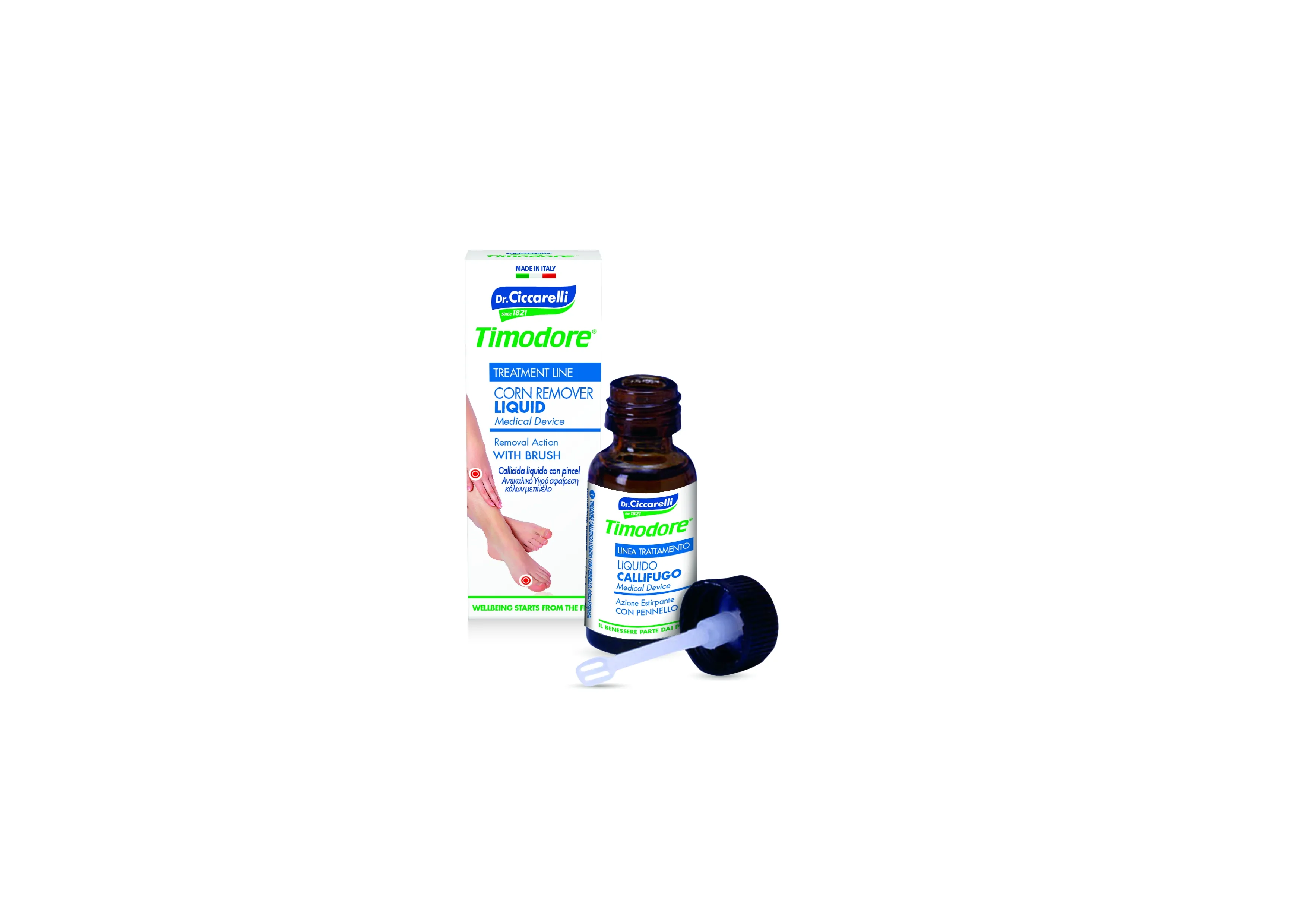 TIMODORE nuospaudas šalinantis skystis su aplikatoriumi, 12ml -  