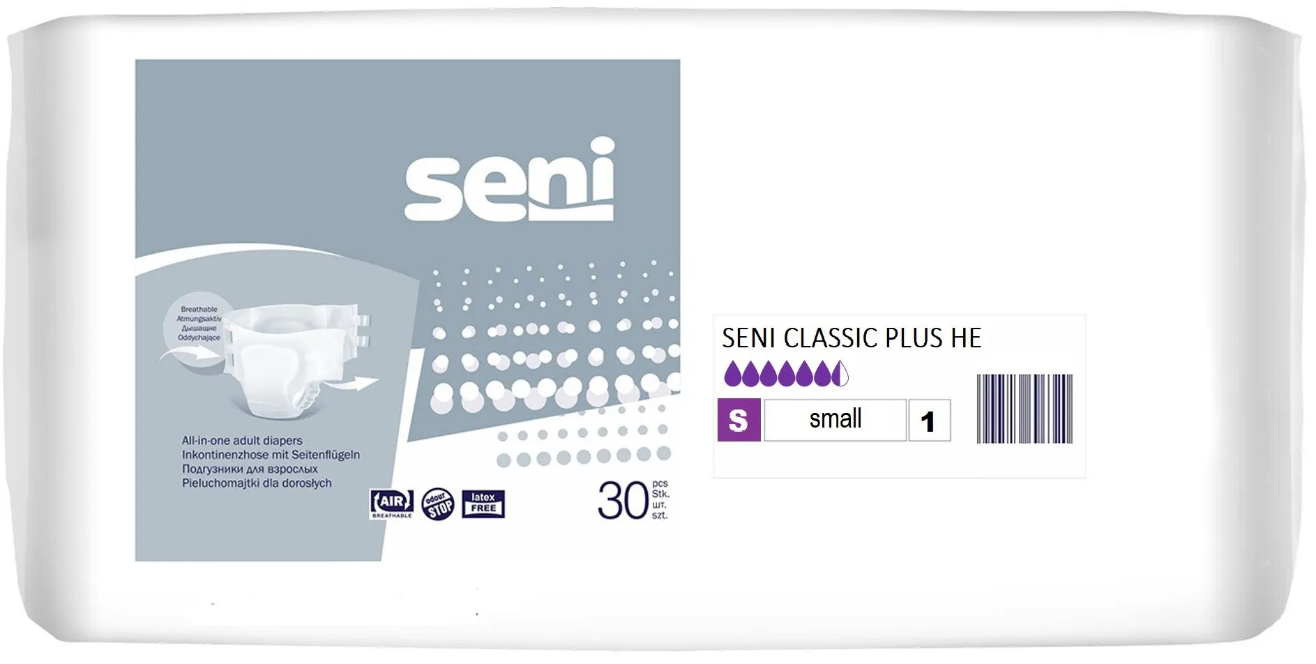 SENI Classic Plus S sausk.suaug. HE N30 -  2