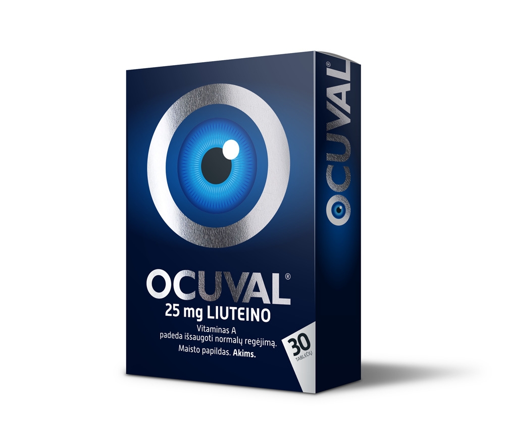 OCUVAL tabletės, N30 -  
