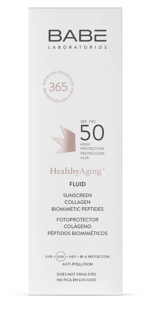 BABÉ apsauginė veido emulsija HEALTHY AGING+ SPF50, 40ml -  2
