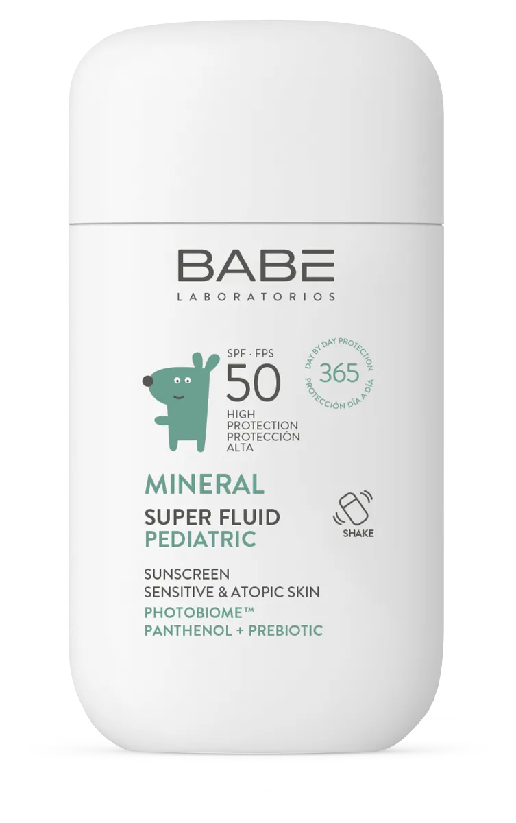 BABÉ mineralinė apsauga vaikams MINERAL SUPER FLUID SPF50, 50ml -  1
