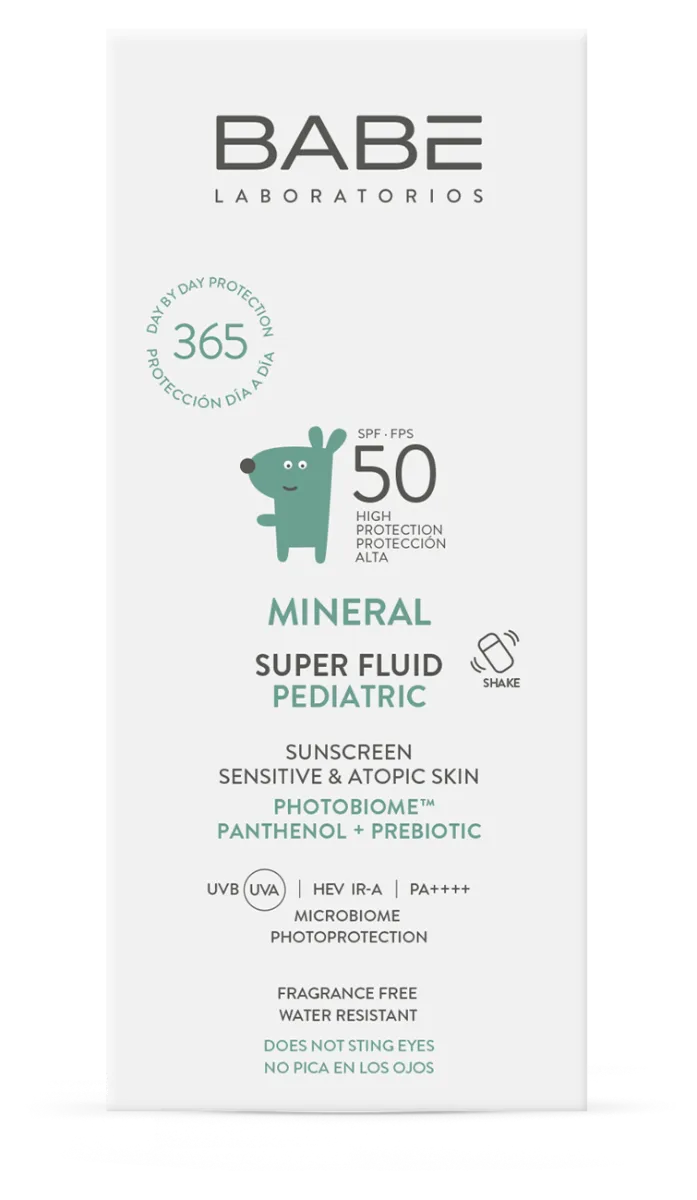 BABÉ mineralinė apsauga vaikams MINERAL SUPER FLUID SPF50, 50ml -  2