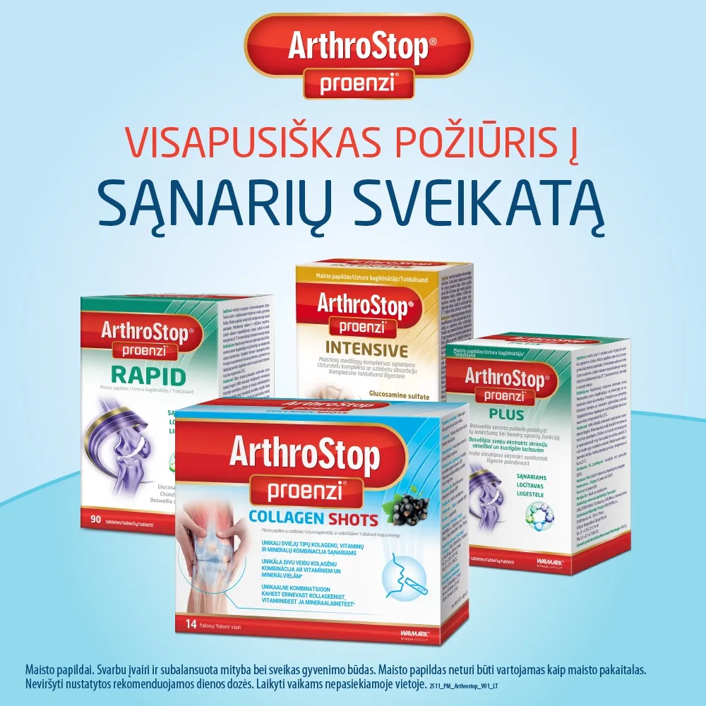 ARTHROSTOP PROENZI COLLAGEN SHOTS, 11000 mg kolageno (sąnariams), N14 -  3
